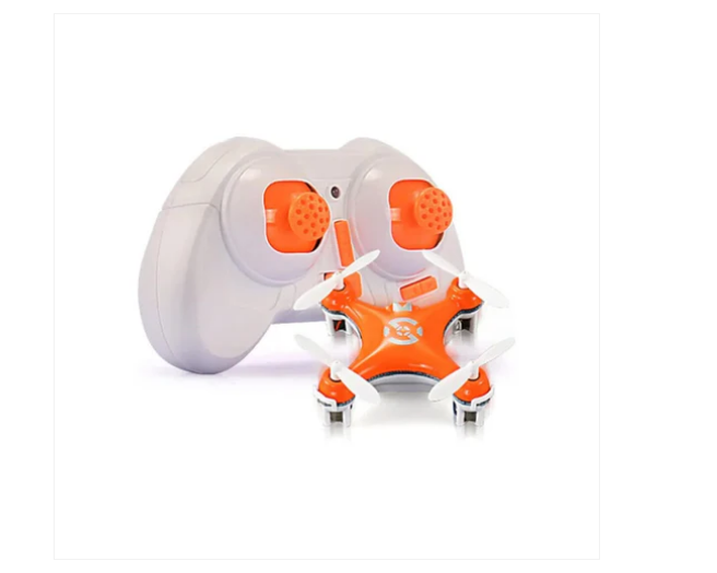 Cx-10A 4 Channel Mini Quadcopter Mini Dro Ne - Color: White & Orange