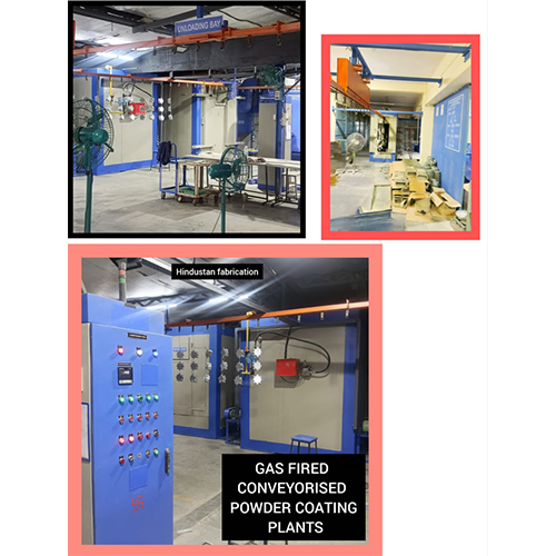 Gas Fired Conveyorised Powder Coating Plant