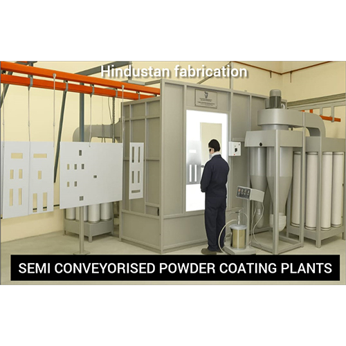 Semi Conveyorised Powder Coating Plant