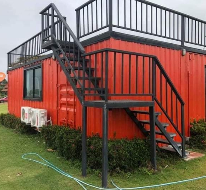 Ms Prefabricated House Of Size=g+1(20x10x8.5) Ft (20x10x8.5) Ft - Material: Steel