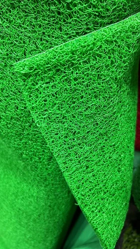 Green Pvc Cushion Door Mats - Feature: Water Absorbency