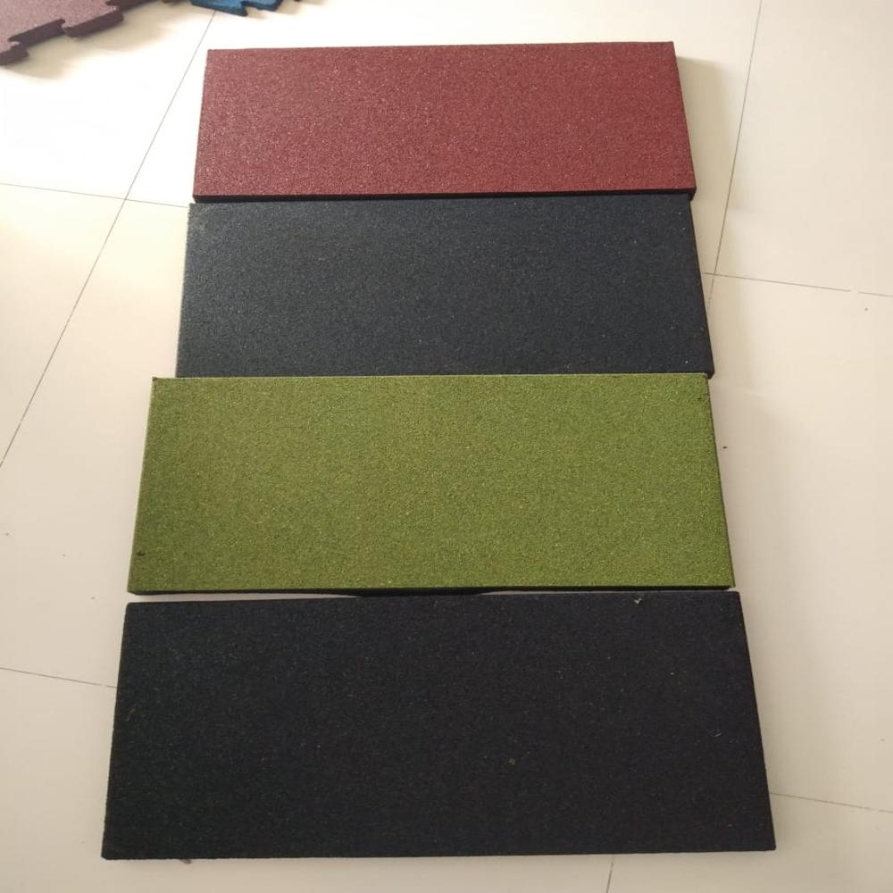 20mm Gym Rubber Tile Flooring - Color: Different Available