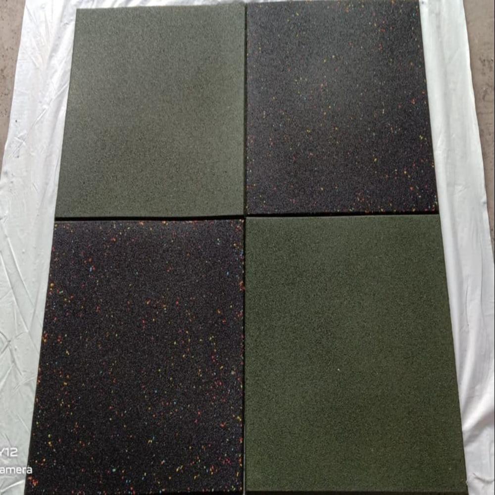 10 मिमी जिम रबड़ फ़्लोर टाइल्स