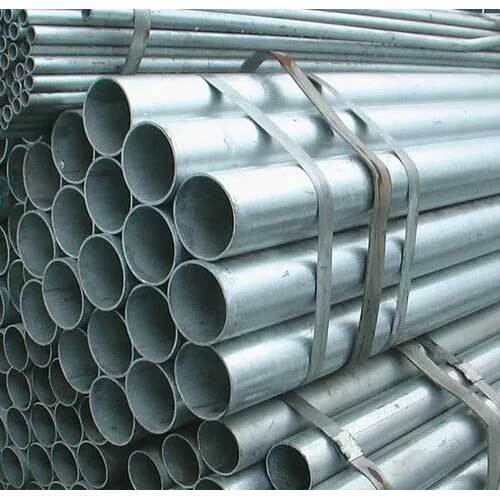 Gi Hot Dip Galvanizing Pipe - Color: Silver