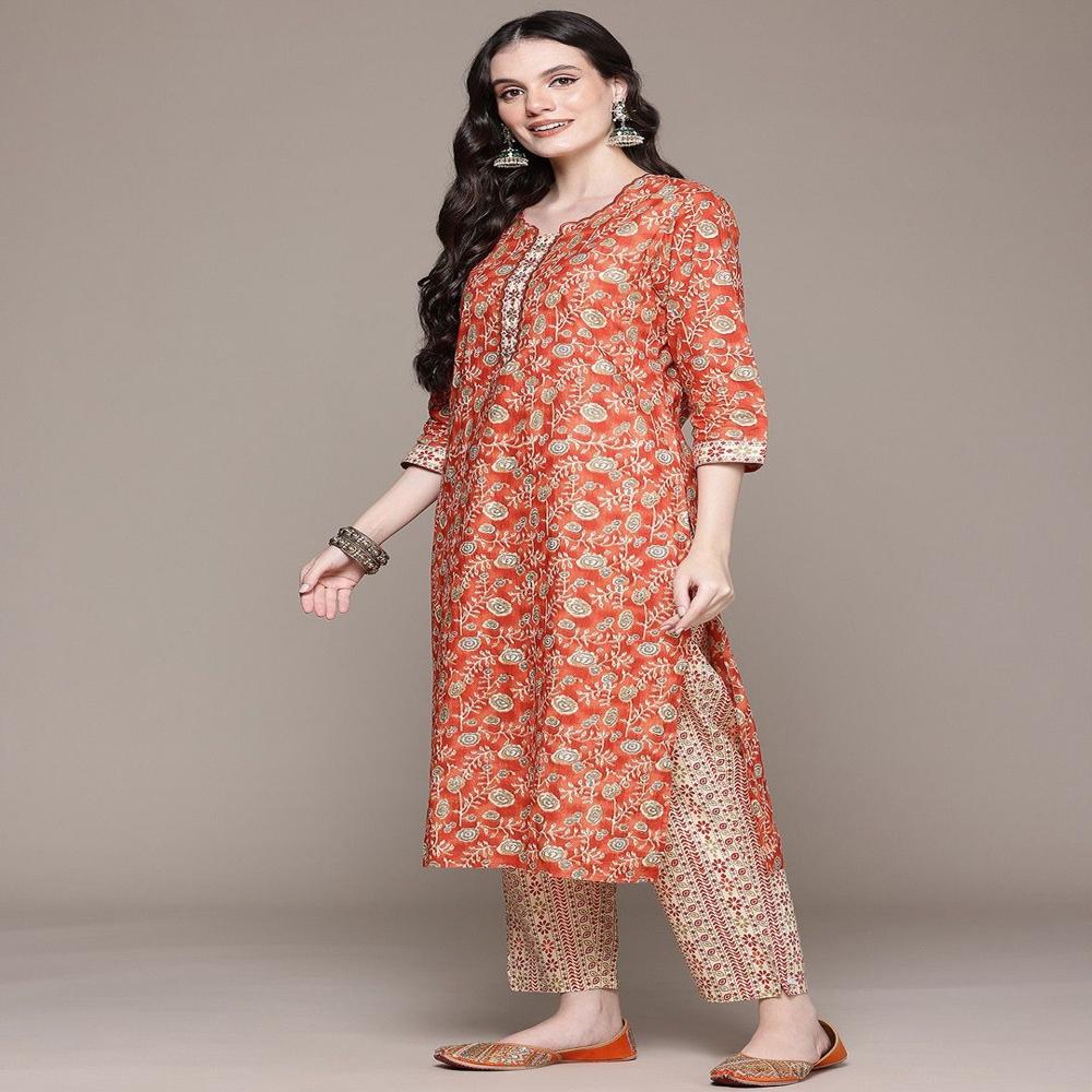 Straight Style Silk Fabric Violet Color Kurta And Bottom With Dupatta