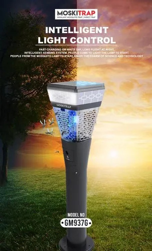 Outdoor Solar Powered Mosquito Killer Machine - Duration: 1-2 Years