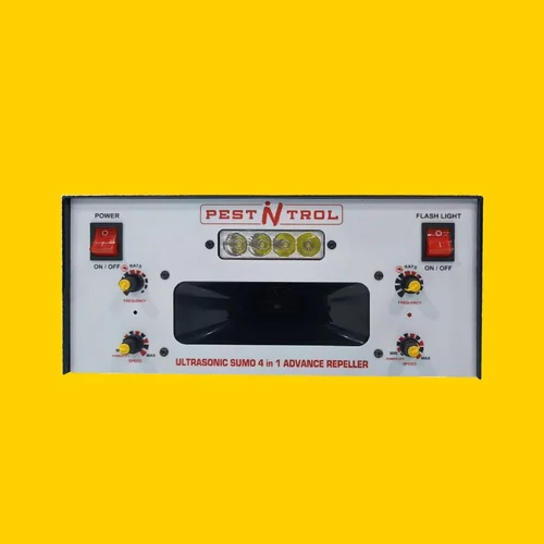 Ultrasonic Sumo 4 In 1 Advance Animal Repeller - Coverage Area: 1000 Square Foot (Ft2)