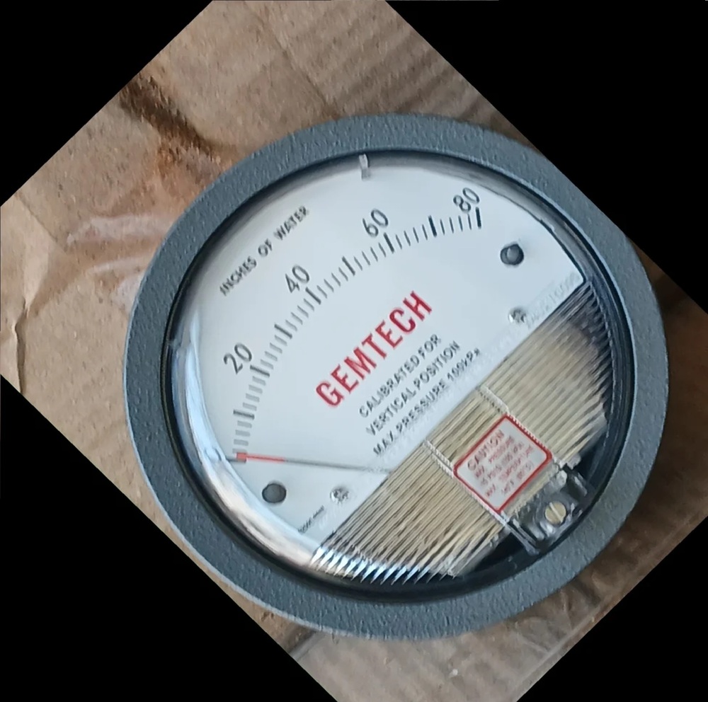 Popular Cities GEMTECH Differential Pressure Gauge Wholesalers For Mumbai