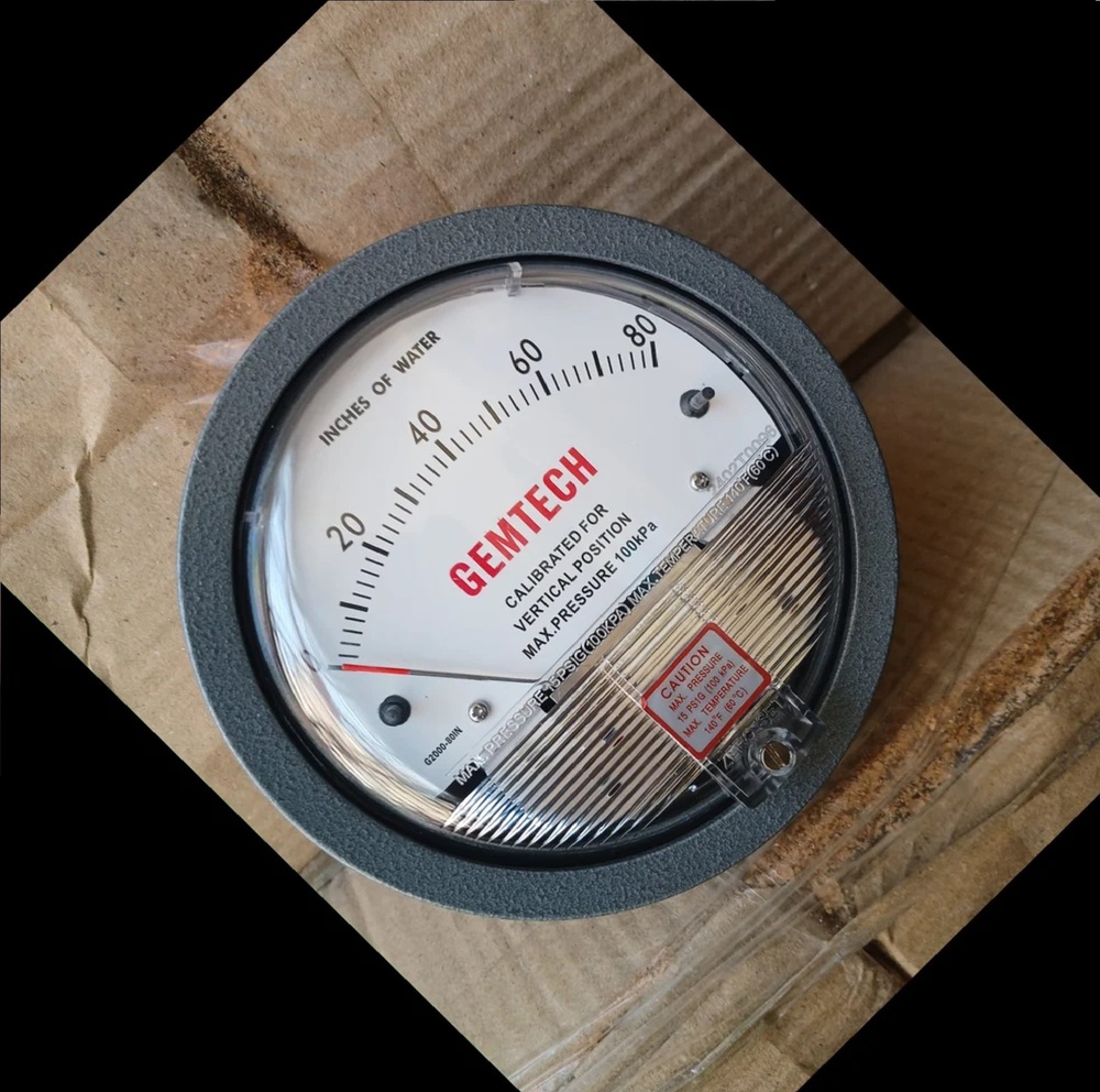 Popular Cities GEMTECH Differential Pressure Gauge Wholesalers For Mumbai