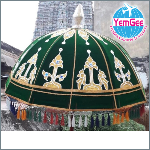 Designer Print Temple Umbrella - Color: Multicolor