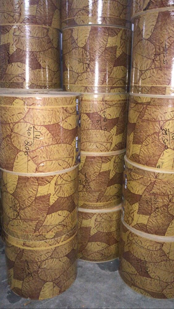 Printed Paper Plate Raw Material - Color: Brown