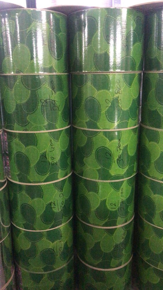 Leaf Print Paper Plate Raw Material