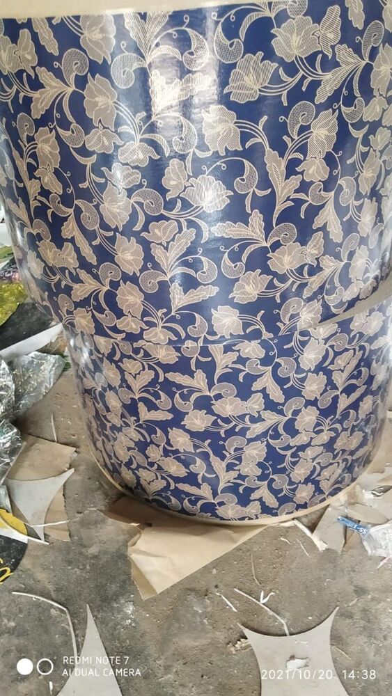 Leaf Print Paper Plate Raw Material