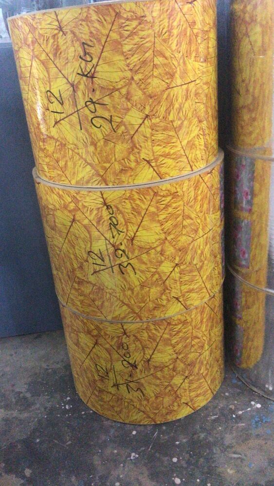 Leaf Print Paper Plate Raw Material