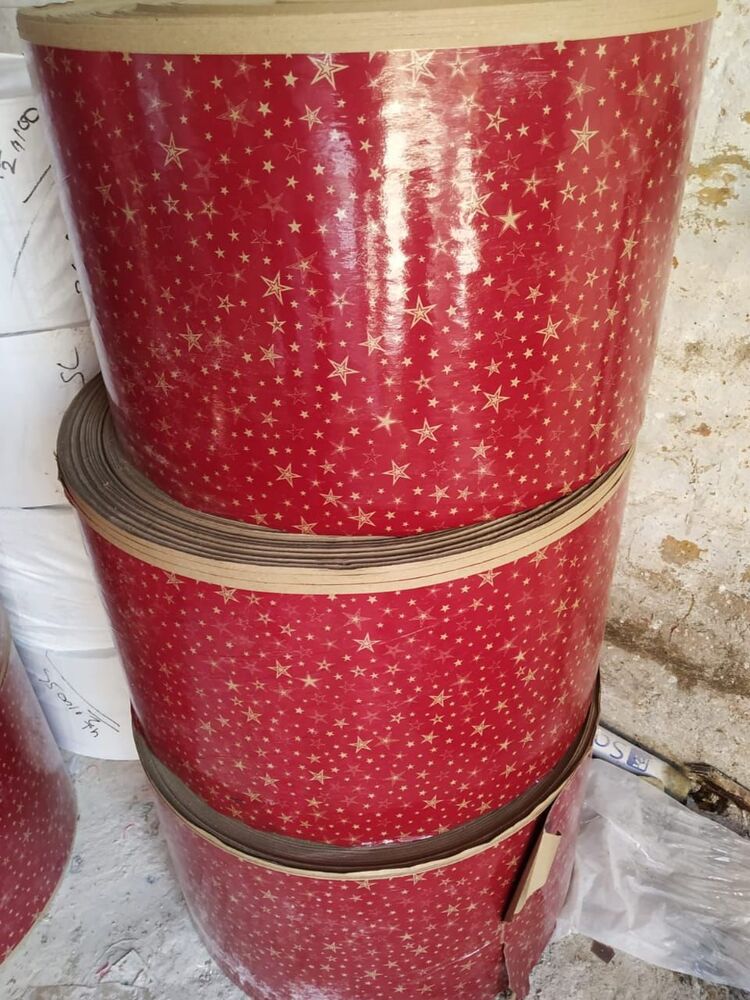 Leaf Print Paper Plate Raw Material