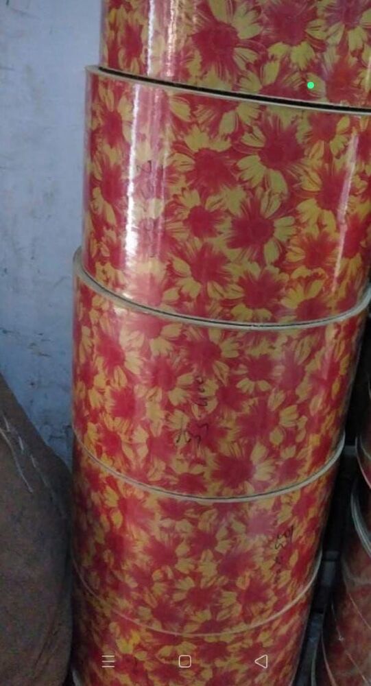 Leaf Print Paper Plate Raw Material