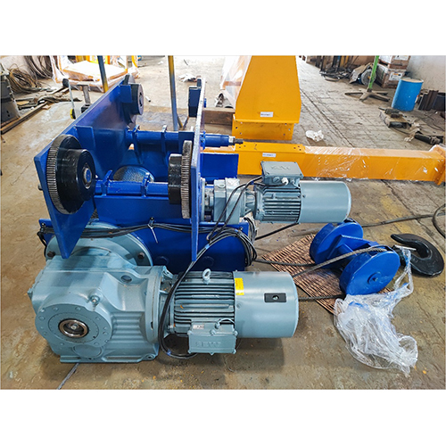 Single Girder Hoist - Color: Blue Paint Coated