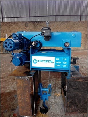 Single Girder Hoist - Capacity: 1 Ton