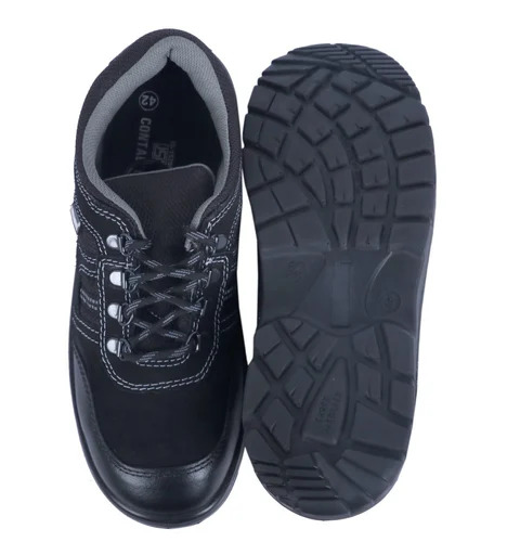 Men Suede Leather Safety Shoes