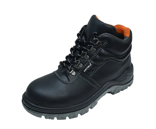 Rival BA 201-BLC Leather Safety Shoes