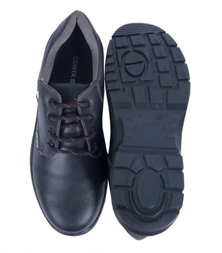 Rival Denver Leather Safety Shoes - Color: Black