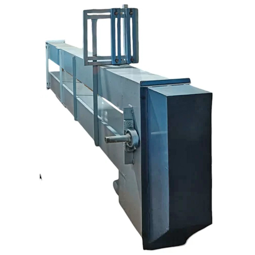 Mild Steel Elevator Conveyor Machine - Color: Blue