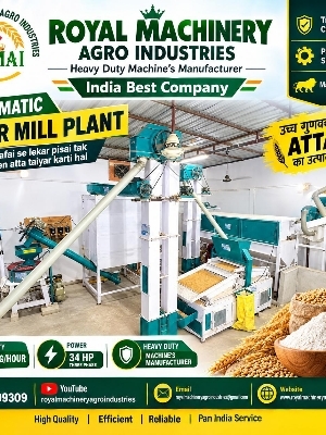 500Kg Roller Flour Mill - Feature: High Efficiency