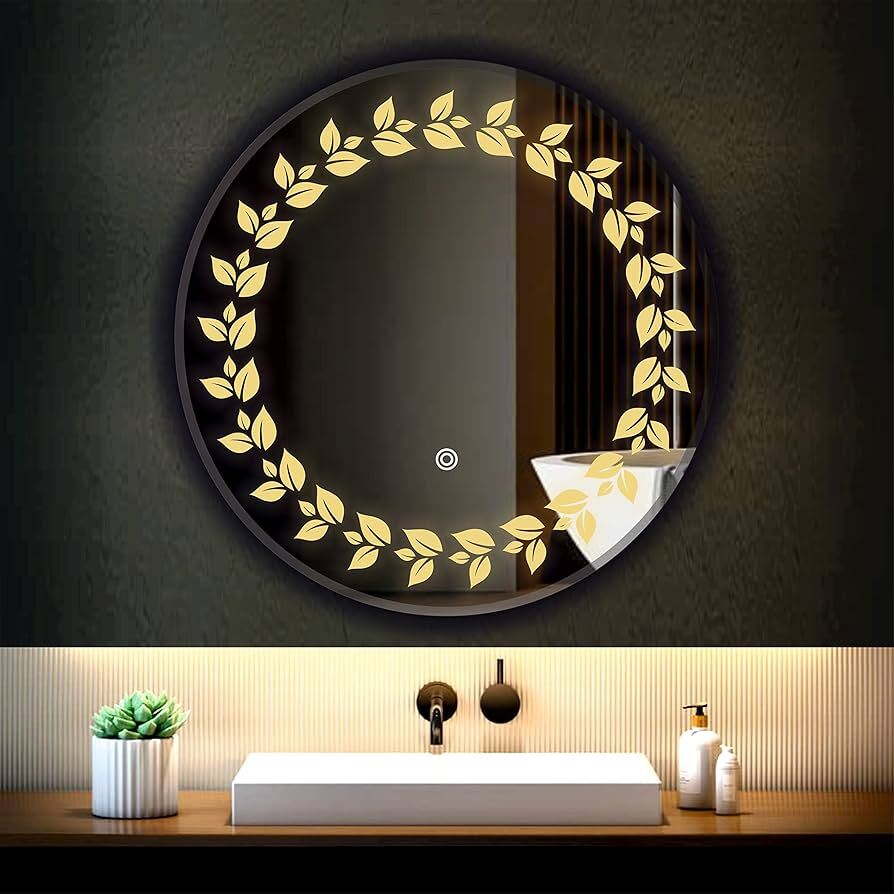 Decorative Led Round Mirror - Application: Home