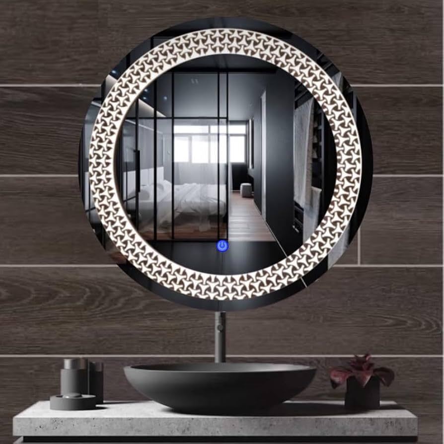 Decorative Led Round Mirror - Application: Home