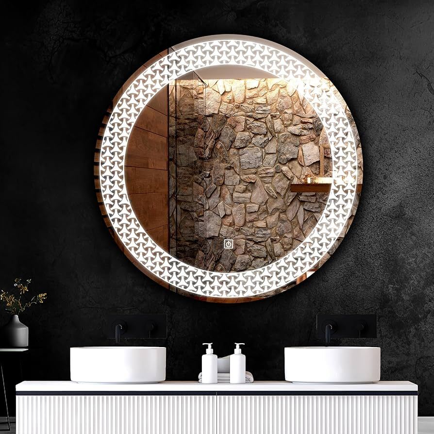 Decorative Led Round Mirror - Application: Home