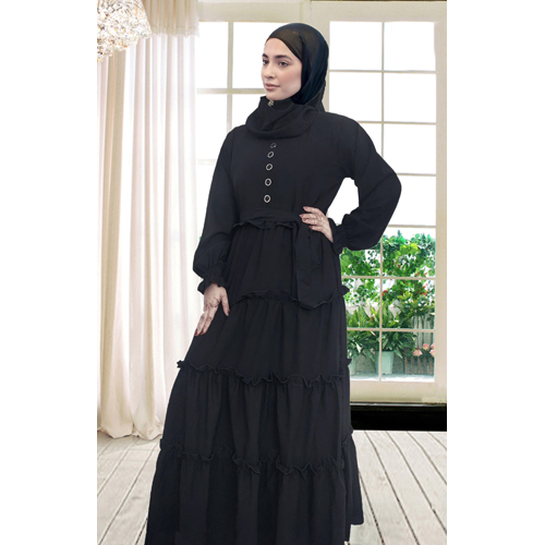 Black Plain Abaya For Women Burqa Modest WearIslamic Stylish