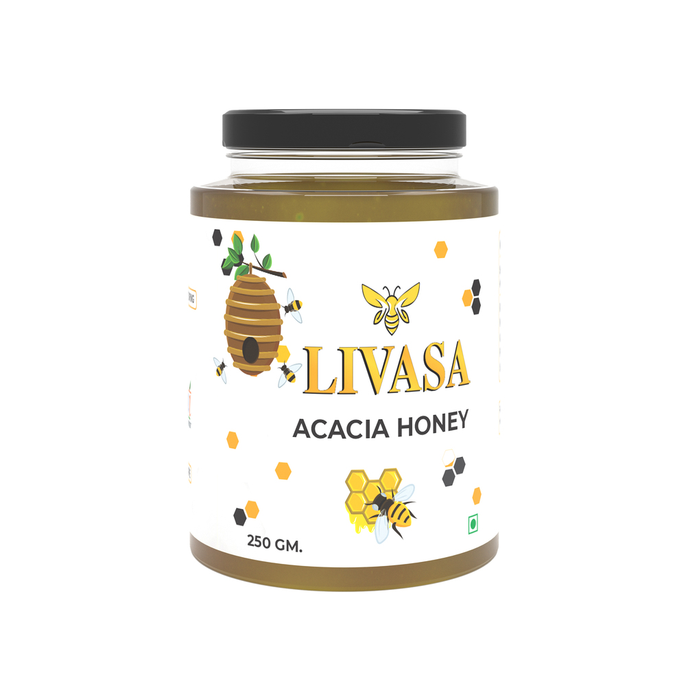 250Gram Livasa Acacia Honey - Flavor: Original