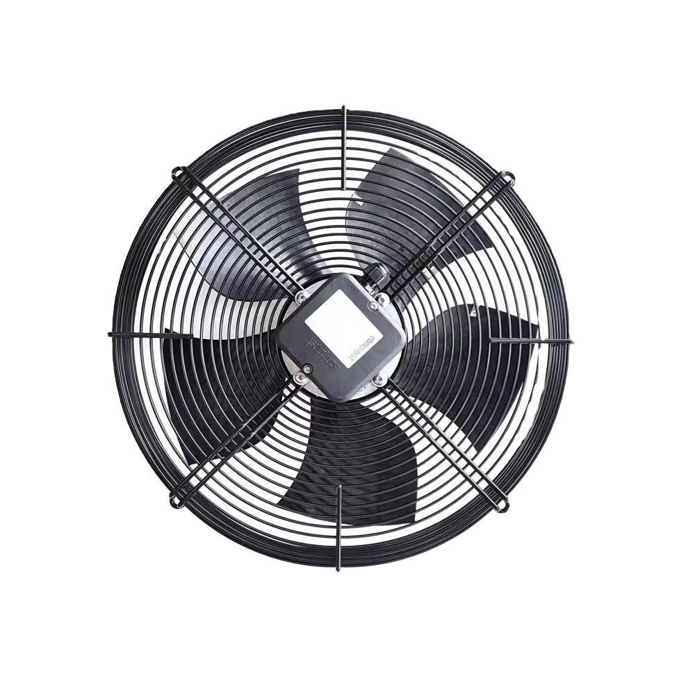 Ebmpapst S4D420-Au02-03 400V Ac 50/60Hz 0.37A 0.65A 220W 1060Rpm/1490Rpm Heat Exchanger Axial Flow Cooling Fan S4D420-Bu02-31 - Color: Black