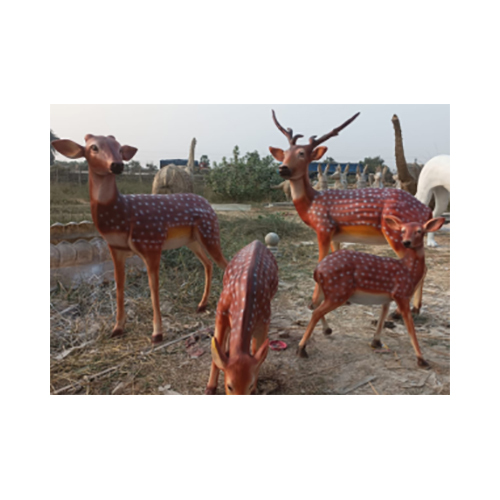 Fibre Deer Statue