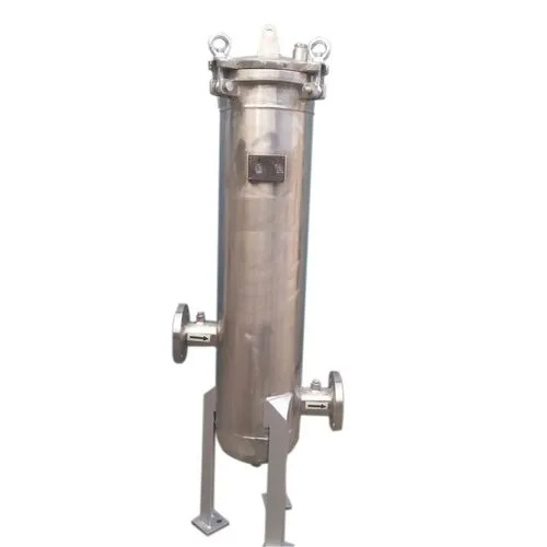 Stainless Steel Bag Filter Housing - Color: White