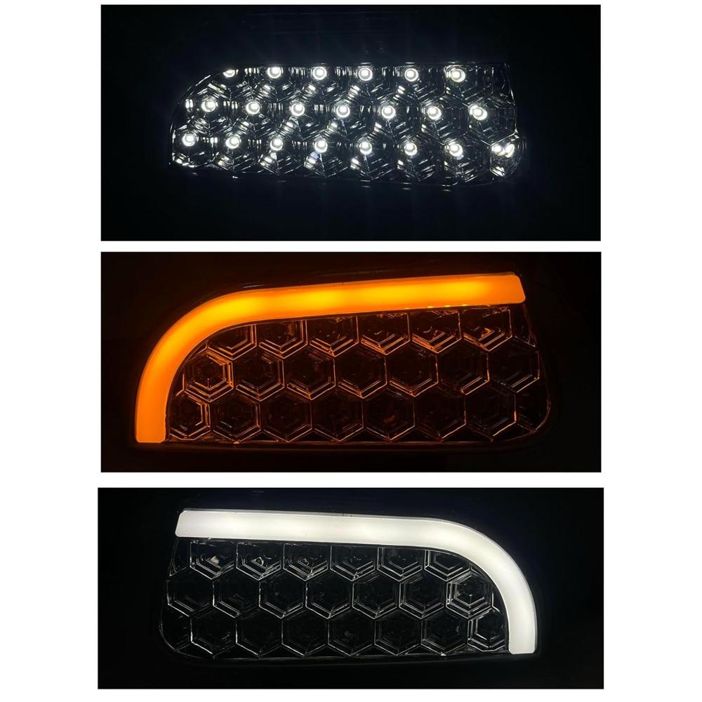 K D Fog Lamp Set for Mahindra Scorpio Classic 2022 LED & DRL WITH INDICATOR 2022-Onwards