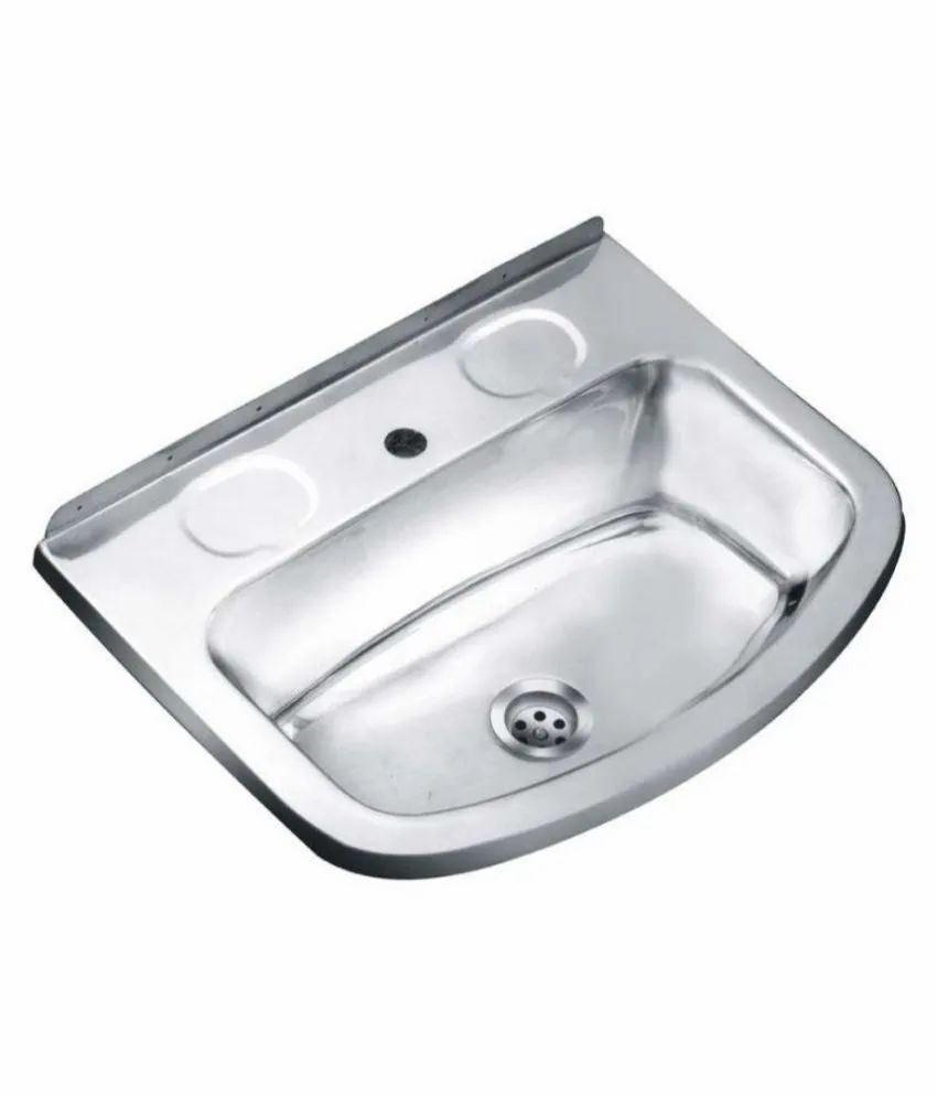 Stainless Steel Rectangular Wash Basin - Feature: Polished