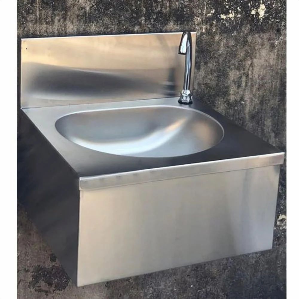 Stainless Steel Rectangular Wash Basin - Feature: Polished