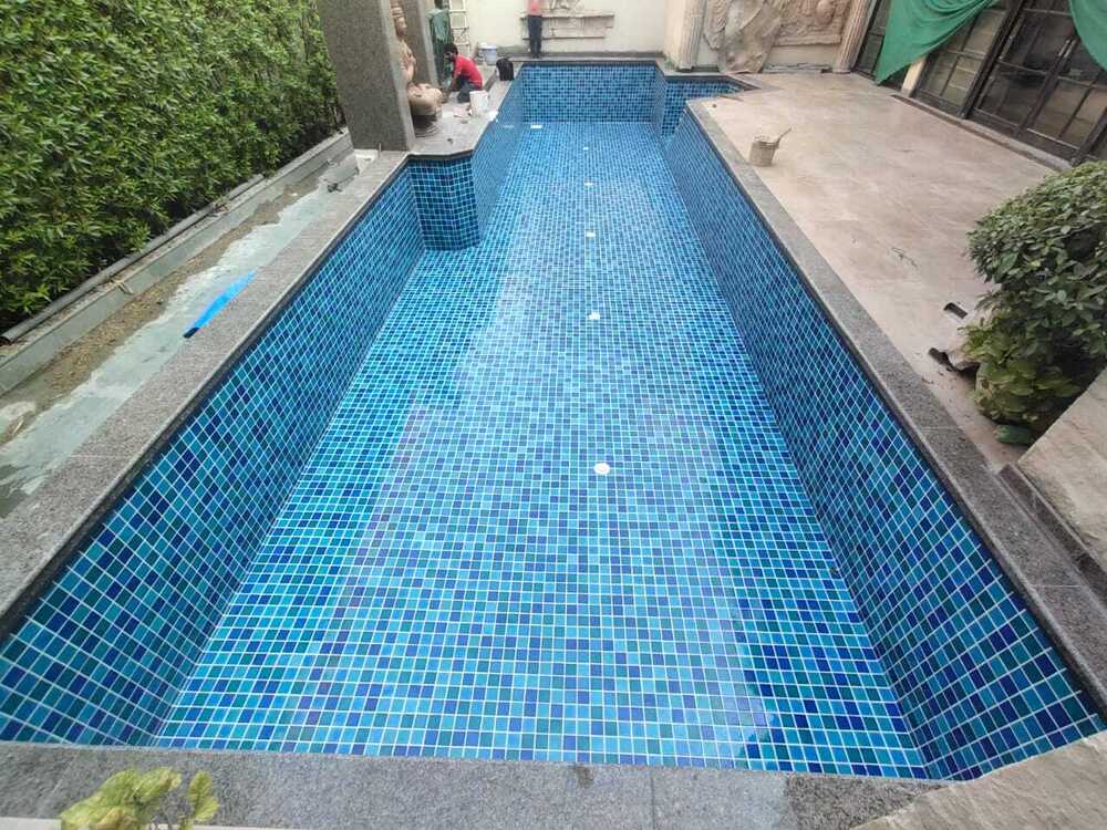 PT48-806 Porcelain Mosaic Swimming Pool Tiles