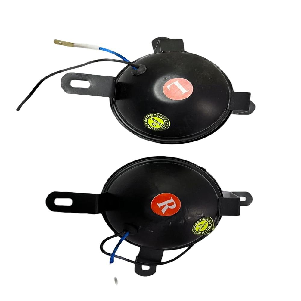 K D Fog Lamp Set For Maruti Alto K10 Type 1 With Bulb (Pair) 2010-2014 - Color: Red