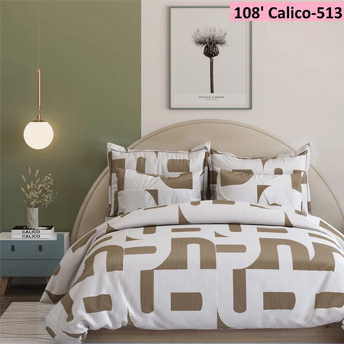 108 Calico 513 Bedsheet - Color: Multicolor