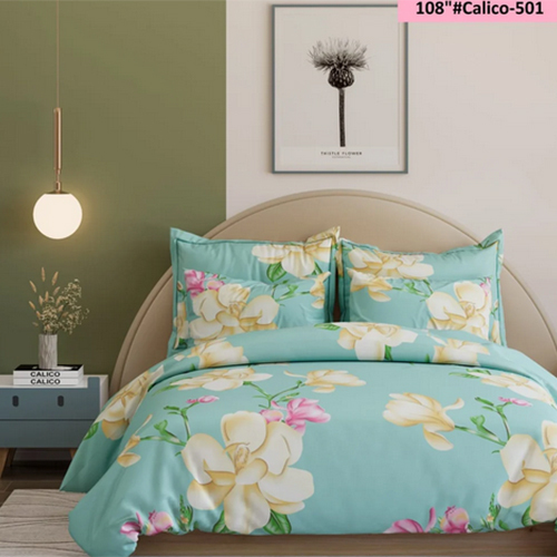 108 Calico 501 Bedsheet - Color: Multicolor