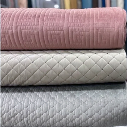 Imported Embroidery Velvet - Attributes: Washable