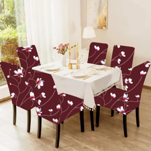 Imported Stretchable Chair Cover - Feature: Shrink-Resistant