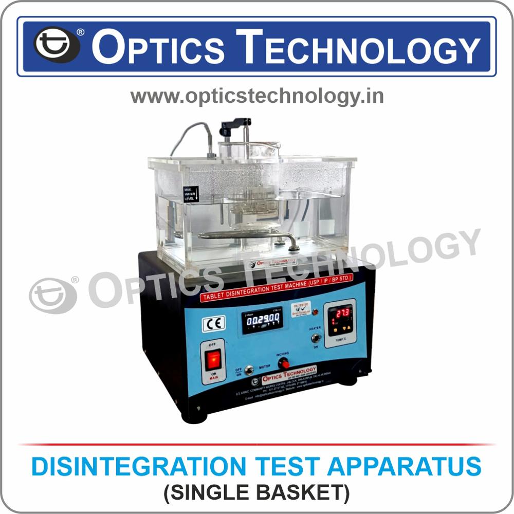 DISINTEGRATION TEST APPARATUS (SINGLE BASKET)