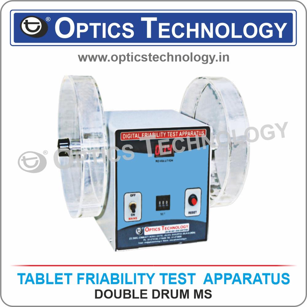TABLET FRIABILITY TEST APPARATUS (SINGLE / DOUBLE DRUM)