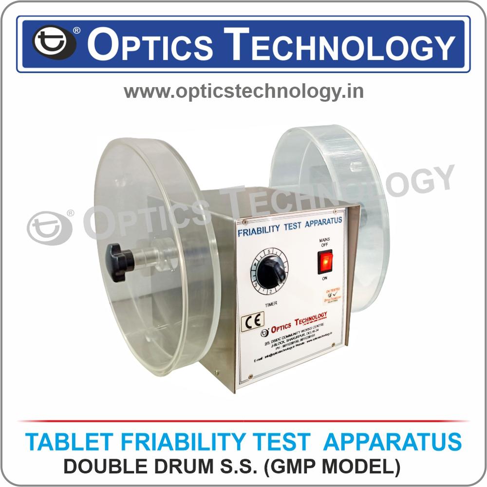 Tablet Friability Test Apparatus (Single / Double Drum) - Application: Pharmaceutical Industry