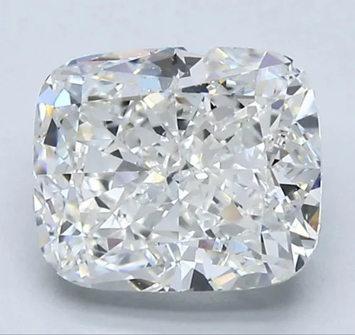 1 Carat White Cushion Cut Diamonds - Diamond Cut: Fair