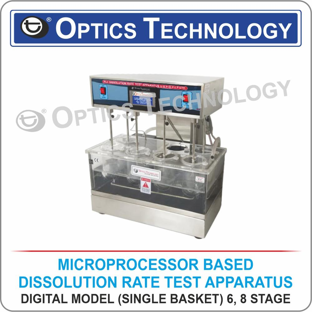 MICROPROCESSOR DISSOLUTION RATE TEST APPARATUS((6 STAGE, 8 STAGE)