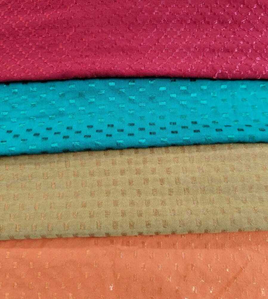 220 Gsm Cotton Lycra Butty Fabric - Color: Multicolor